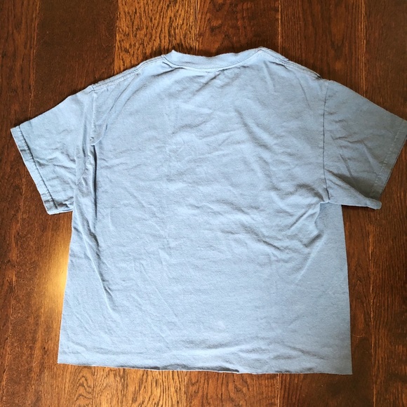 Brandy Melville style cropped blue vintage t-shirt - Picture 2 of 2